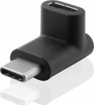 MicroConnect USB-C to C Adapter angled 90&deg;