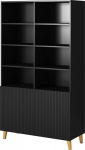 Cama MEBLE PAFOS bookcase 100x40x176.5 cm matte black