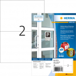 HERMA 10774 - Wei&szlig; - Self-adhesive printer label - Die-cut label - Papier - Laser - durable