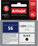 Activejet AH-56R Ink (replacement for HP 56 C6656A; Premium; 25 ml; black)