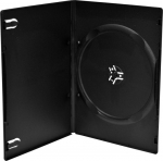 MediaRange DVD Leerbox 100pcs Single Slim schwarz