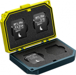 Angelbird Technologies Media Tank - 4 Karten - SD - Aluminium - Schwarz - Gelb - dust resistant - shock resistant - 95 mm