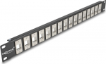 Delock Patchpanel (Blanking Panel) - Rack mountable - Schwarz - 1U - 48.3 cm (19")