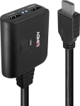 Lindy 2 Port HDMI 4K60 Splitter, Cable