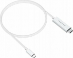 Kabel USB HyperDrive USB-C - HDMI 2.5 m White (HD6007WHGL)