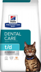 HILL'S PRESCRIPTION DIET Feline t/d Dry cat food Chicken 1.5 kg