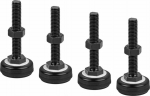 Lanberg Set of leveling feet M10 do cabinet AK-1602-B
