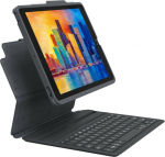ZAGG Pro Keys - Keyboard and foil case (removable case) - backlit - wireless - Bluetooth - QWERTY - Nordisk