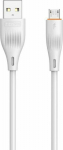Kabel USB T-Phox USB-A - microUSB 1 m White