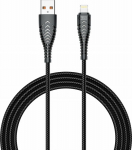 Kabel USB Veger USB-A - Lightning 1.2 m Czarny
