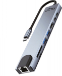 Media-Tech MT5046 8in1 USB-C LAN HUB PRO
