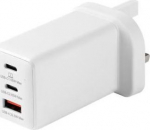 eSTUFF INFINITE USB-C Charger UK PD, 67W GaN. 2 x USB-C - 1 x