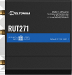 Teltonika RUT271 - Industrial LTE Router 5G modem with wireless router, 2.4GHz, 2xLAN, 802.11b/g/n