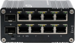 Exsys Switch Industrial Ethernet 8x10/100/1000T 2-P.100/1000Fx SFP - Switch - 1 Gbps