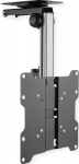 VALUE Befestigungskit (Deckenmontage) - f&uuml;r flat panel / LCD display - faltbar, bis zu 20 kg - Metall - Schwarz - screen size: 43.2-94 cm (17"-37")