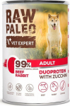 VetExpert Raw Paleo Beef&Rabbit Adult Can 400g