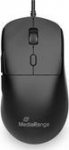 MediaRange Mouse 6 Tasten kabelge. USB-C 800-2400 dpi sw