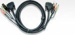 ATE Aten DVI Cable 1.8m, DVI-D USB KVM Cable 1.8m, 1.8
