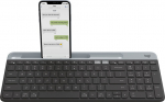 LOGITECH Slim Multi-Device K580 Keyboard Bluetooth 2.4 GHz Nordic graphite (PAN)