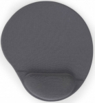 Gembird | MP-GEL-GR Gel mouse pad with wrist support, grey Comfortable | Gel mouse pad | Grey