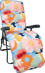 Deck chair BADEN-BADEN nordic floral pad