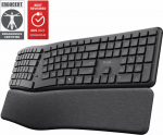 Trust Keyra Ergonomic multidevice wireless keyboard