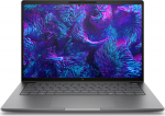 HP ZBook 8 G1i 14 - Ultra 7-255H, 32GB, 1TB SSD, NVIDIA RTX 500 Ada 4GB, 14 WUXGA 400-nit AG, 5MP IR cam, WWAN-ready, Smartcard, FPR, US backlit keyboard, 77Wh, Win 11 Pro, 3 years