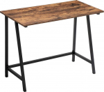 Hurtel Computer desk 100x50 cm rustic brown metal black loft
