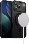 Crong Case Hybrid Frost MAG Cover iPhone 17 Pro Max MagSafe Czarne