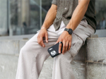 ZAGG Manhattan Snap - Back cover for mobile phone - MagSafe-compatibility - silicone - svart - for Apple iPhone 17 Pro Max