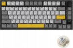 Ajazz Keyboard AK820 Pro Gift Switch Black-Gray-Yellow-3 Model RGB