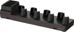 Honeywell Charging station, 5 slots, NetBase Standard - 5-slot network base for charging and data transfer of up to 4 CT70 and 4 batteries, with or without protective cover.Scope of delivery: Network base; holder with insert adapter; power supply uni ...