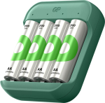 GP ReCyko Battery Charger, B423 (USB-C), incl. 4 x AA 2100 mAh Batteries