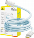 Kabel USB Baseus USB-C - USB-C 1 m Niebieski (6932172691400)