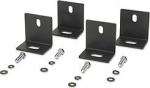 APC Bolt Down Kit - Kit for screwing av rack - svart - for NetShelter SX