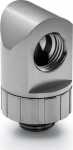 Bitspower Artemis 90 Grad Fitting - drehbar, platinum grau