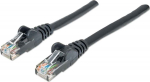 INTELLINET Patchkabel RJ45 U/UTP Cat6 1.00m Lever protection black