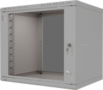 Stalflex Rack Cabinet 19" 9U 600mm Glass Door Gray