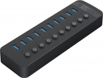 HUB USB Orico Hub CT2U3-10AB z switches 10x USB-A - czarny Hub CT2U3-10AB z switches 10x USB-A - czarny