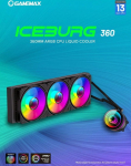 Gamemax CPU Liquid Cooler | ICEBURG 360 INFINITY BK | Black