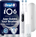 Oral-B iO6 electric toothbrush, harmaa + travel case