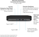 HP EliteDesk 805 G6 Mini desktop 16 GB 256 GB Windows 11 pro
