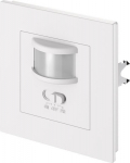 Wentronic Motion Detector, white, white - for flush wall mou