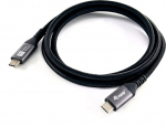 Equip Kabel USB-C4.0->C 40Gbps PD240W St/St 0.50m schwarz