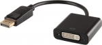 Savio CL-91 DisplayPort to DVI Video Adapter / 24 pin (F) / 10.8 Gbps / 1080p