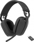Log Logitech Zone Vibe Wireless MS Teams Wireless Headphones, USB-C Bluetooth receiver, Graphite