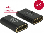 DELOCK HDMI Adapter A -> A Bu/Bu 4K Metallgeh&auml;use