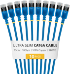 StarTech.com 15CM ULTRA SLIM CAT6A 10 PACK,
