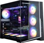Zalman D40F, ATX Mid Tower PC Case, 7 x 120mm FRGB Fans, Black
