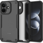 &Uuml;mbris Rugged Shield, Xiaomi Redmi Note 17 Pro 5G, must / matt l&auml;bipaistev, Tech-Protect